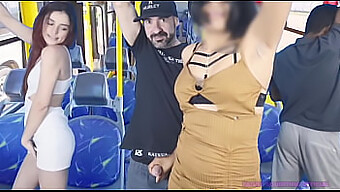 Voluptuous Beauty Molested And Ejaculated On A Packed Coach!