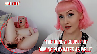 A Stunning Amateur With Pink Hair Indulges In Self-Pleasure While Observing