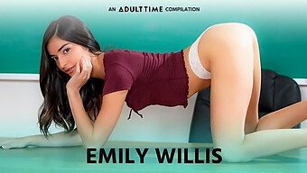 Emily Willis的粗暴而混乱的内射近距离视角