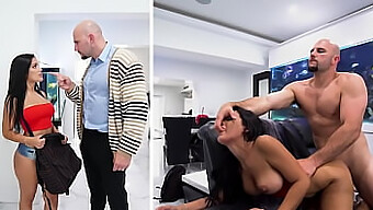 Alina Belle Seduces Her Step-Dad Jmac In Sexy Outfit