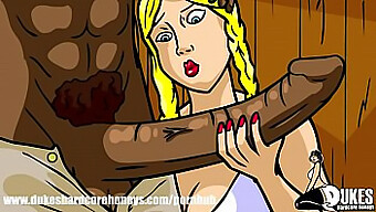 A Satirical Take On A Wife'S Oral Pleasure With A Cartoonish Twist