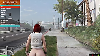 Gtav Modded Video Featuring Nude Lady