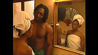 Monique Gets Her Tight Asshole Stretched Wide By Byron Long In The Shower