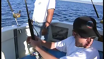 Captain Drills Young American Babe On Yacht Deck