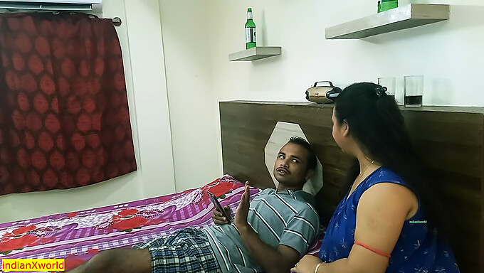 A Married Indian Woman Engages In Passionate, Explicit Sex With A Lover While Her Husband Is Away. The Encounter Includes Oral Pleasure And Explicit Dialogue.