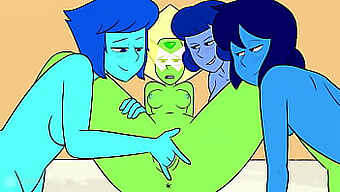 Peridot'Un Botanik Sınıfında Büyük Poposunu Içeren Bir Parodi Hentai Videosu