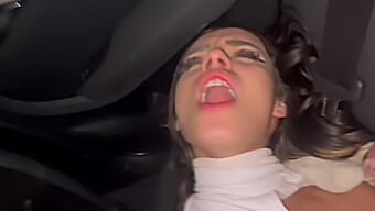 My Friend Lets Me Use His Car To Have Sex With A Horny Latina In The Back Seat.