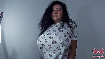 A Curvy Latina With Big Natural Tits Dances Seductively For Her Stepbrother