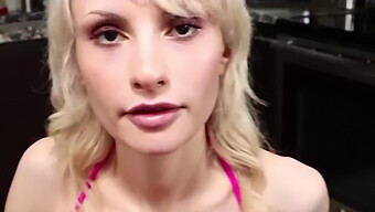 Erlebe Das Ultimative Vergnügen Mit Diesem Pov-Video Von April Love, Der Blonden Bombe