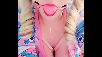 Babygwitter'S Bdsm Fetish - Drooling On Ball Gag